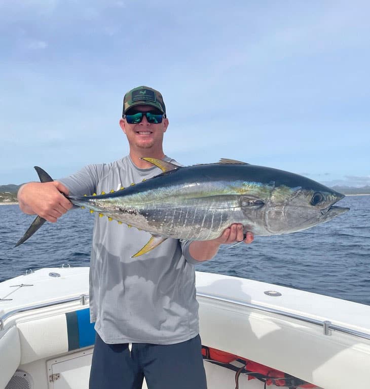 Man going fishing